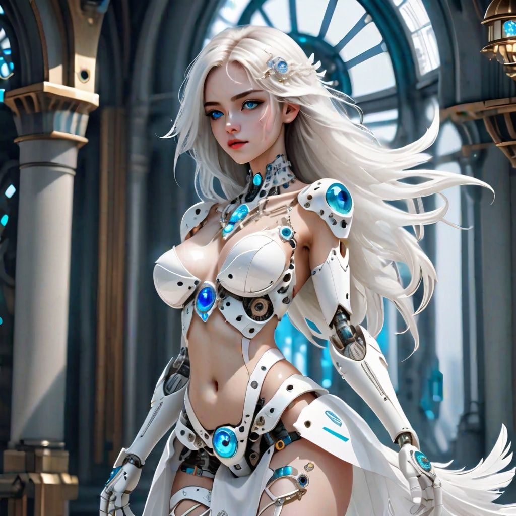 Mechanical prosthetics,  cyberpunk,  science and technology on Tensor.Art
