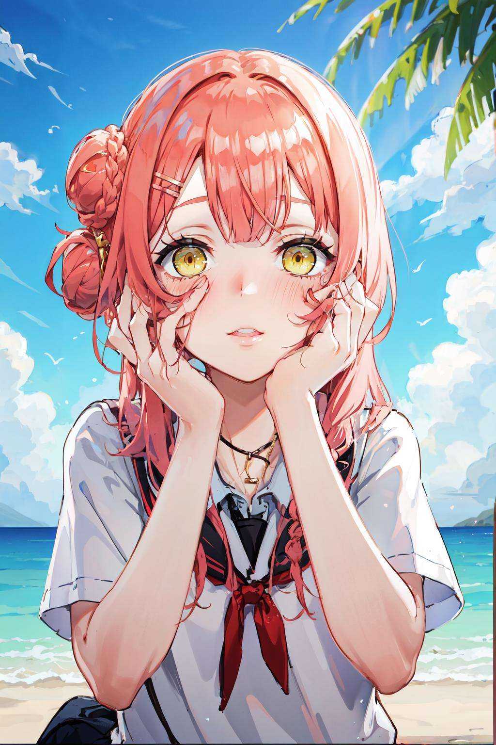 yandere trance,  hair ornament,  yandere on Tensor.Art