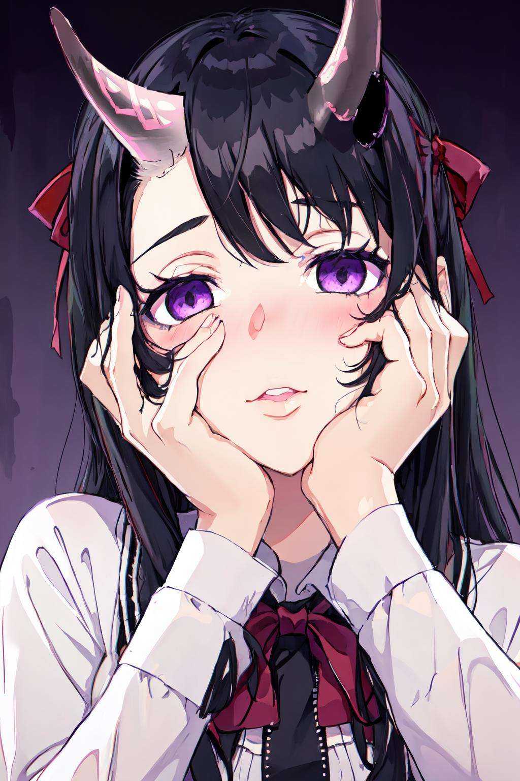 yandere trance,  ribbon,  parody on Tensor.Art