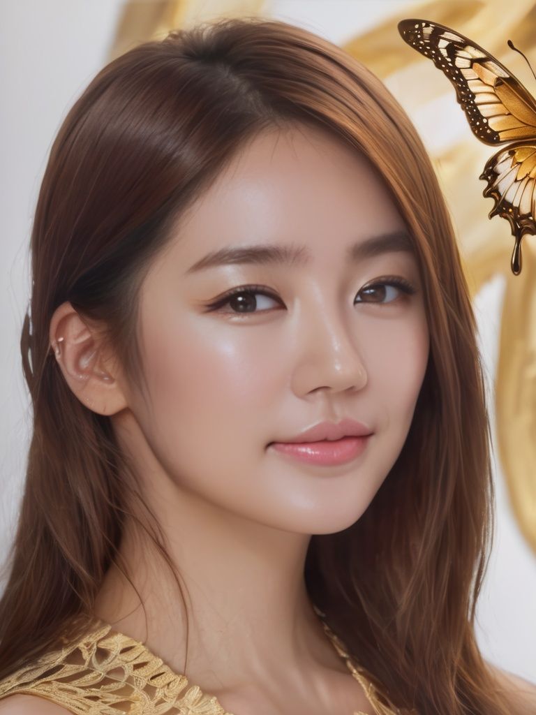 8k portrait of beautiful cyborg with brown hair,  intricate,  smiling by Hex4 on Tensor.Art