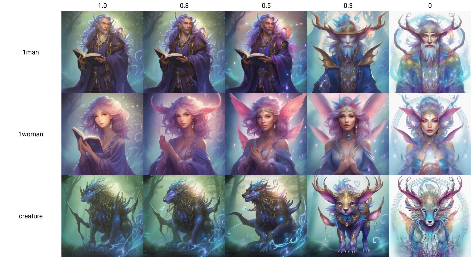 Magical creature,  1man,  Magical Fantasy style by zail on Tensor.Art