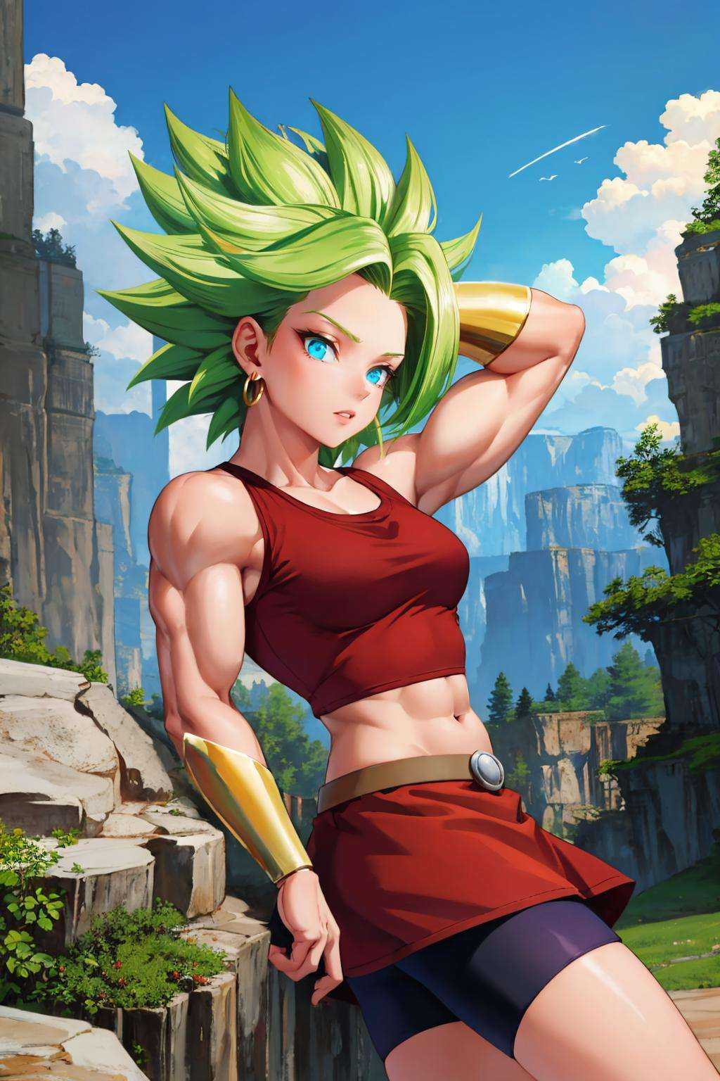 masterpiece,  best quality,  ssj2kale on Tensor.Art