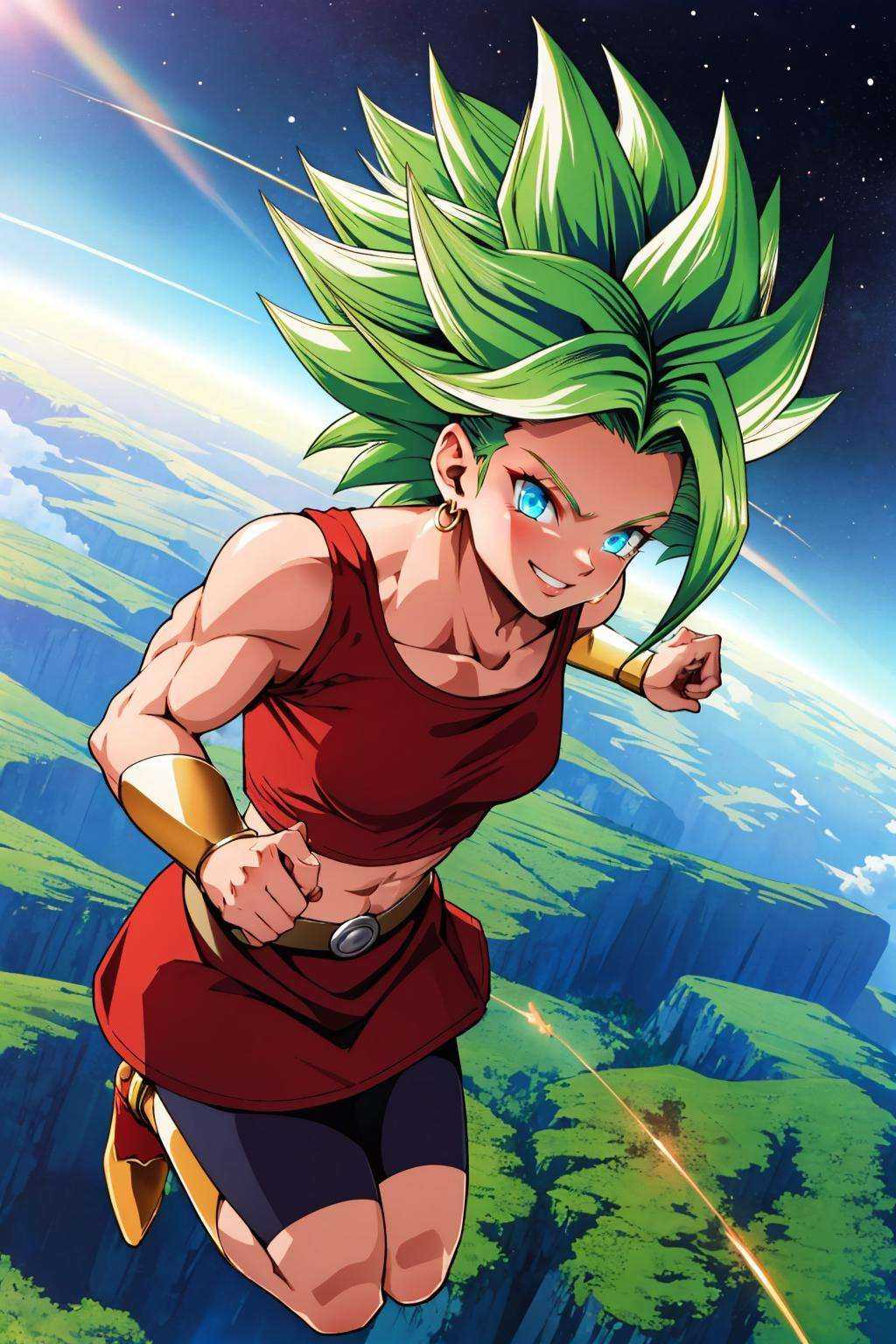 masterpiece,  best quality,  ssj2kale on Tensor.Art