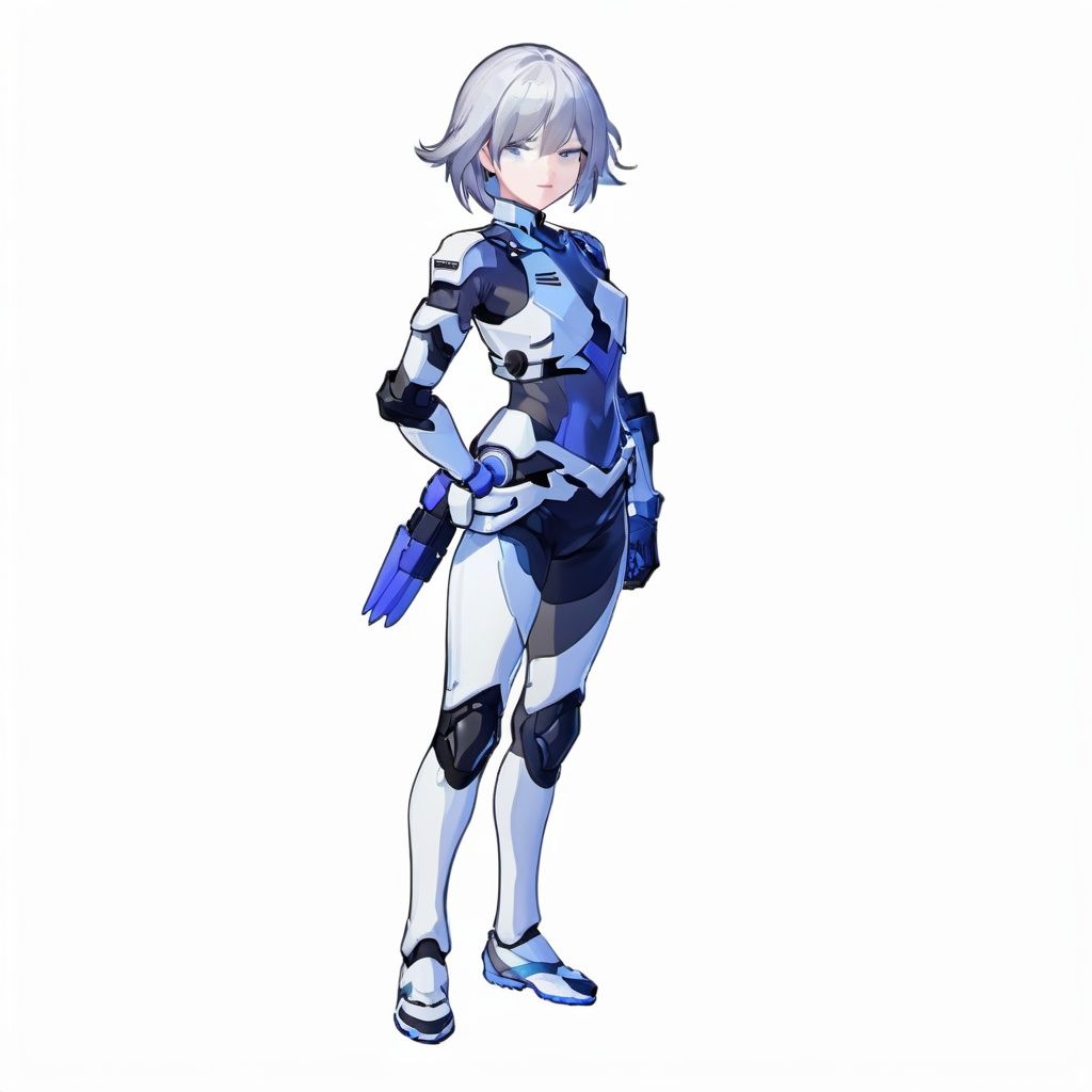 (masterpiece:1.3), (the best quality:1.2), (super fine illustrations:1.2), (Masterpiece), high quality, high detail,(white background:1.2), looking at viewer, (SOLO:1.4),outline,,simple background,fu hua,full body,standing