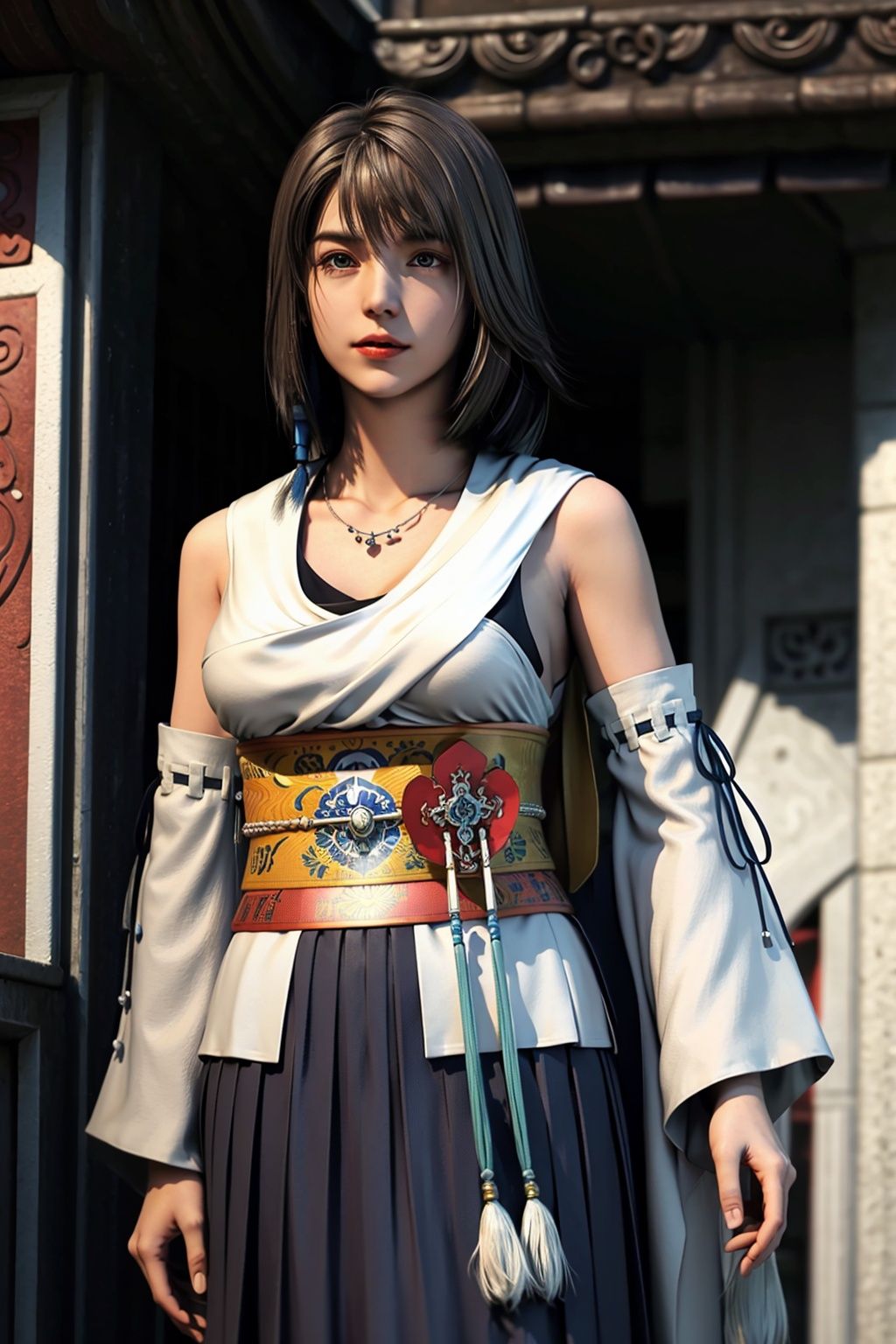 1girl,  solo,  jewelry by zenuko on Tensor.Art