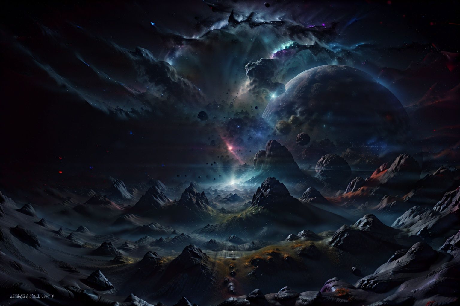 (8k, RAW photo, best quality, highres:1.2), (realistic, photo-realistic:1.37), stars, stars in the background, glint, [sparkle_background], flare, space, deep space, picturesque, blackhole, supermassive blackhole, twilight, [starry_background], bright white, bright blue, red, orange, cyan, yellow, purple, pink, green, azure, aerial_fireworks, constellation, constellation_print, dusk, dust, halftone_background, light_particles, sparkler, starry_background, telescope, twilight, ((black background, dark_background):1.5), Fraunhofer diffraction, (nebulae:1.5) ,Fire,Space,Real,Wearing sexy astrosuit,Universe,cities that live on the moon, <lora:EMS-23733-EMS:0.5>, <lora:EMS-14413-EMS:0.8>, <lora:EMS-23743-EMS:0.8>, <lora:EMS-13350-EMS:0.6>