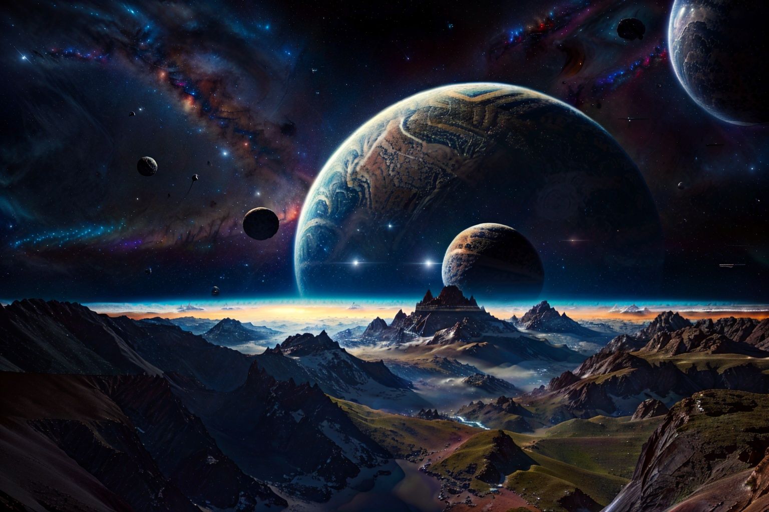 A space station located in space amidst the vast expanse of stars, planets, and galaxies would be a remarkable feat of engineering.(((masterpiece))), ((best quality)), realistic, 8k, ultra-detailed, realistic, scenery, ConceptArt, Highly detailed RAW color Photo, side Angle, (lens flare:0.7), particle effects, raytracing, cinematic lighting, shallow depth of field, photographed on a Sony Alpha 1, 50mm wide angle lens, sharp focus, cinematic film still, dynamic pose.,Space,Wearing sexy astrosuit,Booscapes,Real, <lora:EMS-14413-EMS:0.8>, <lora:EMS-23733-EMS:0.8>, <lora:EMS-23743-EMS:0.5>, <lora:EMS-23747-EMS:0.4>