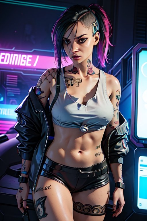 1 Judy,  cyberpunk,  sexy on Tensor.Art