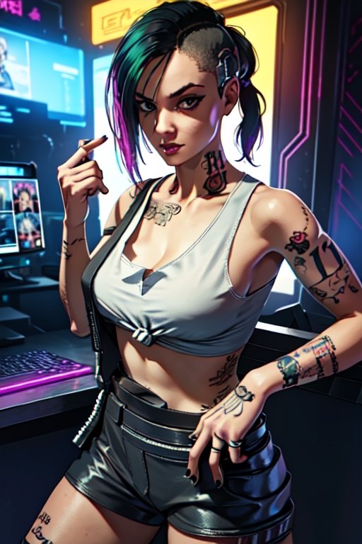 1 Judy,  cyberpunk,  sexy on Tensor.Art