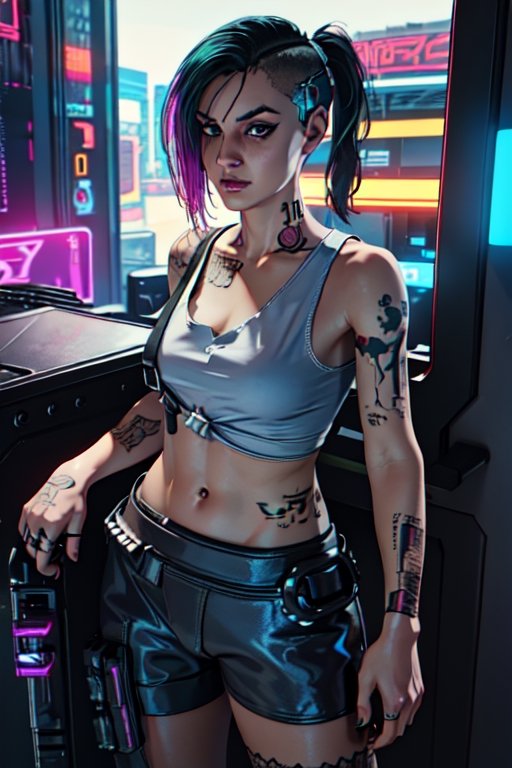 1 Judy,  cyberpunk,  sexy on Tensor.Art
