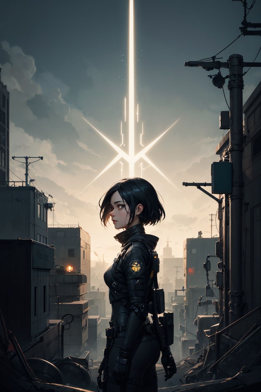 sci fi character art,  cool artwork,  futuristic style by Keith on Tensor.Art