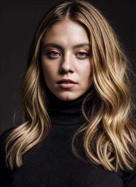 A stunning intricate full color portrait of ,  wearing a black turtleneck,  epic character composition on Tensor.Art