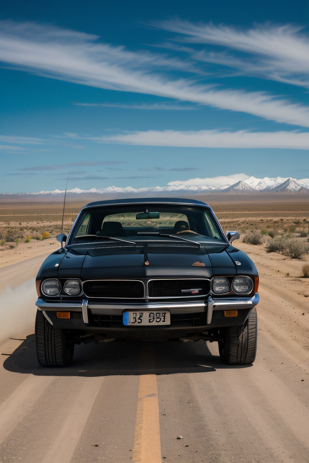 cinematic,  filmic image 4k,  8k with [George Miller's Mad Max style]. The image should be captured in a [wide-angle view]...