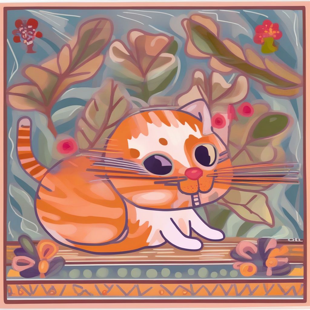cat，tuya，   <lora:tuya:1>
