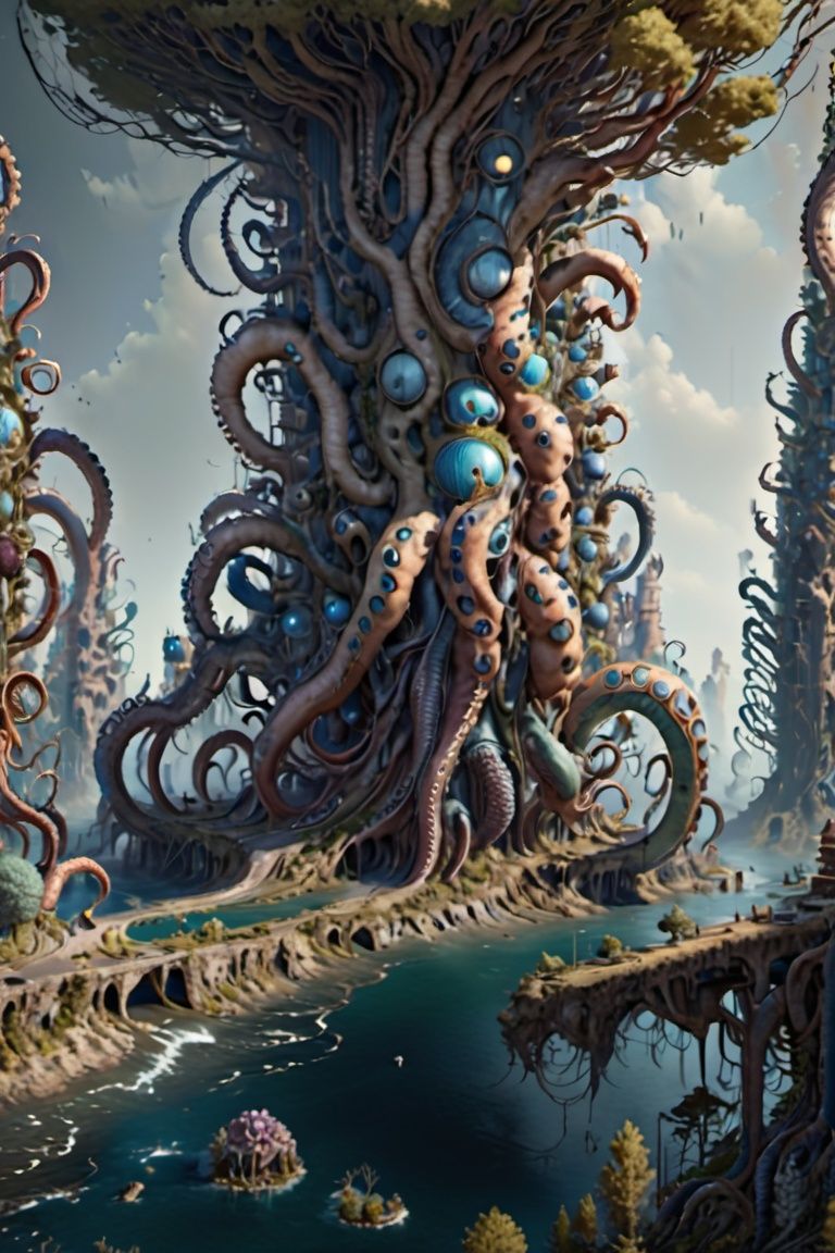 biopunk style,  no humans,  scenery by Goofy Ai on Tensor.Art
