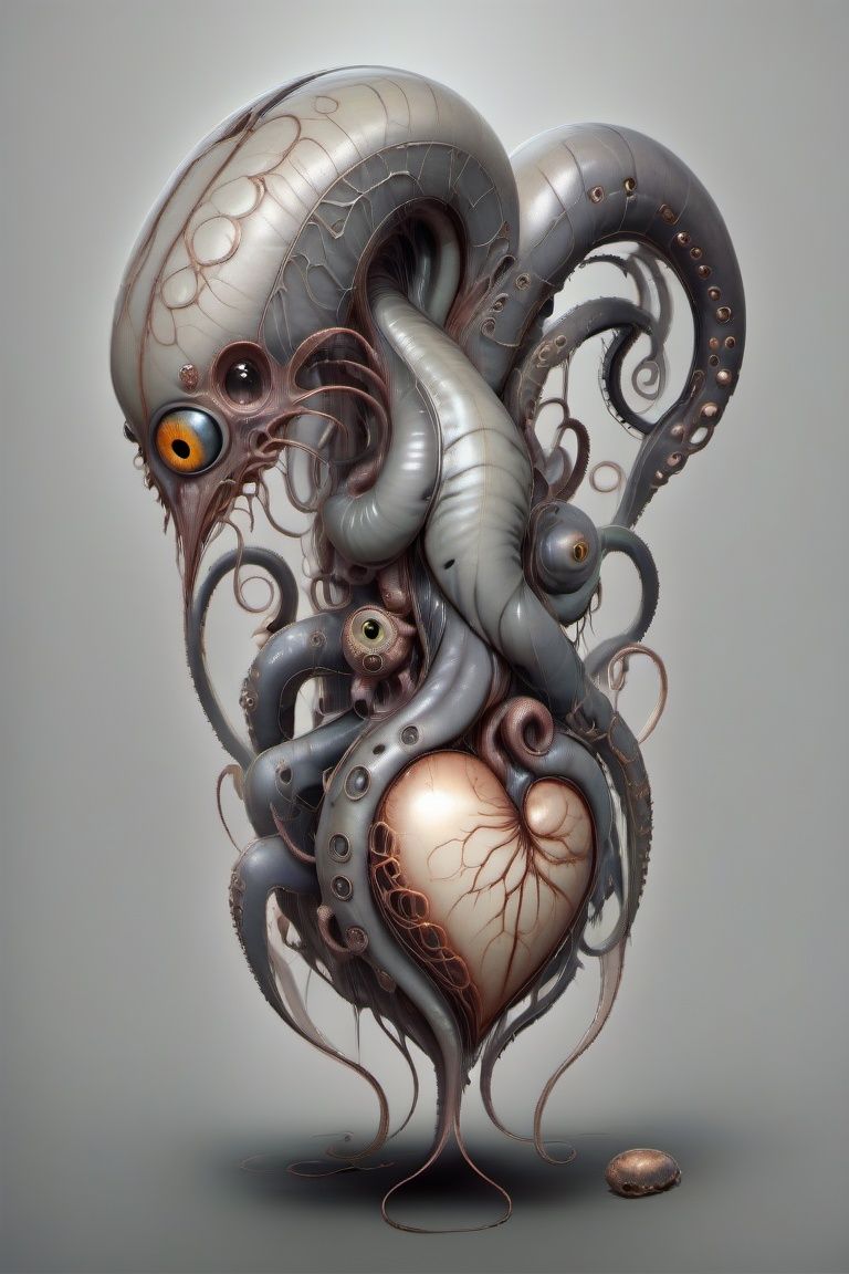biopunk style,  heart,  veins by Goofy Ai on Tensor.Art