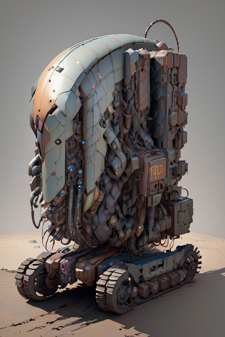 biopunk style,  no humans,  damaged by Goofy Ai on Tensor.Art