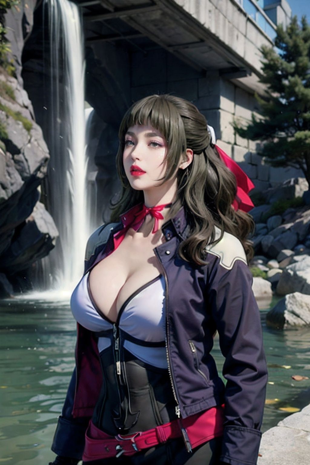 Chiaki_Garo_aiwaifu,  aiwaifu,  long hair on Tensor.Art