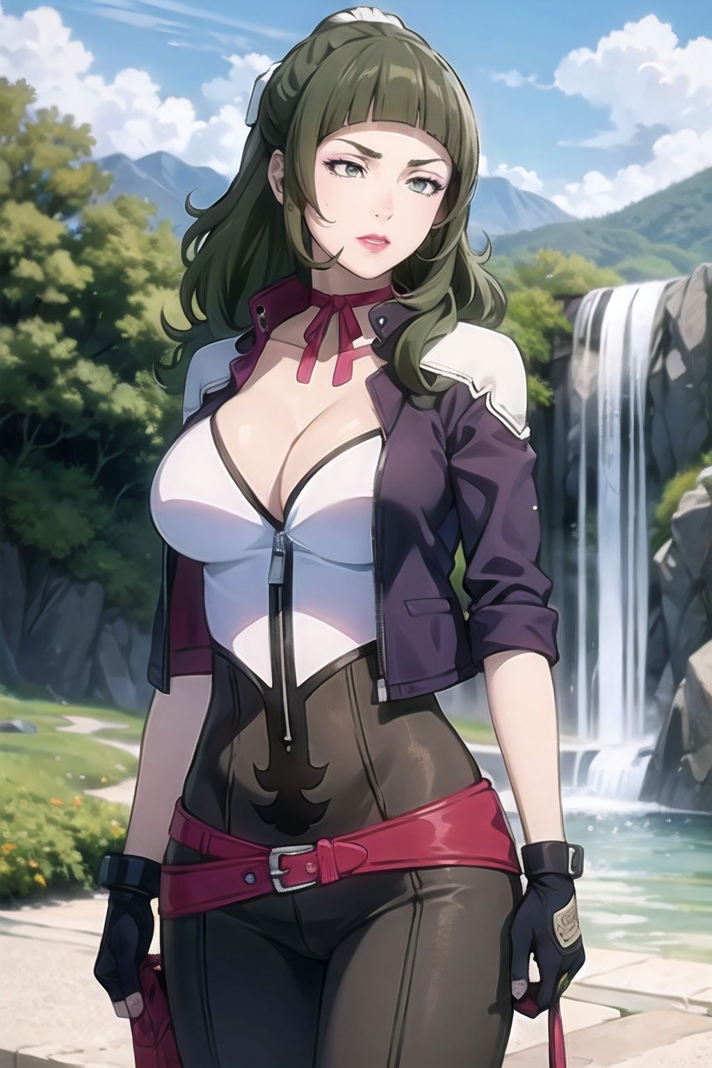 Chiaki_Garo_aiwaifu,  aiwaifu,  long hair on Tensor.Art