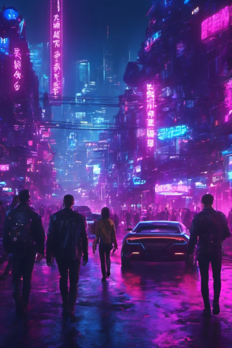 基础模型XL Cyberpunk night city by NukeA.I on Tensor.Art