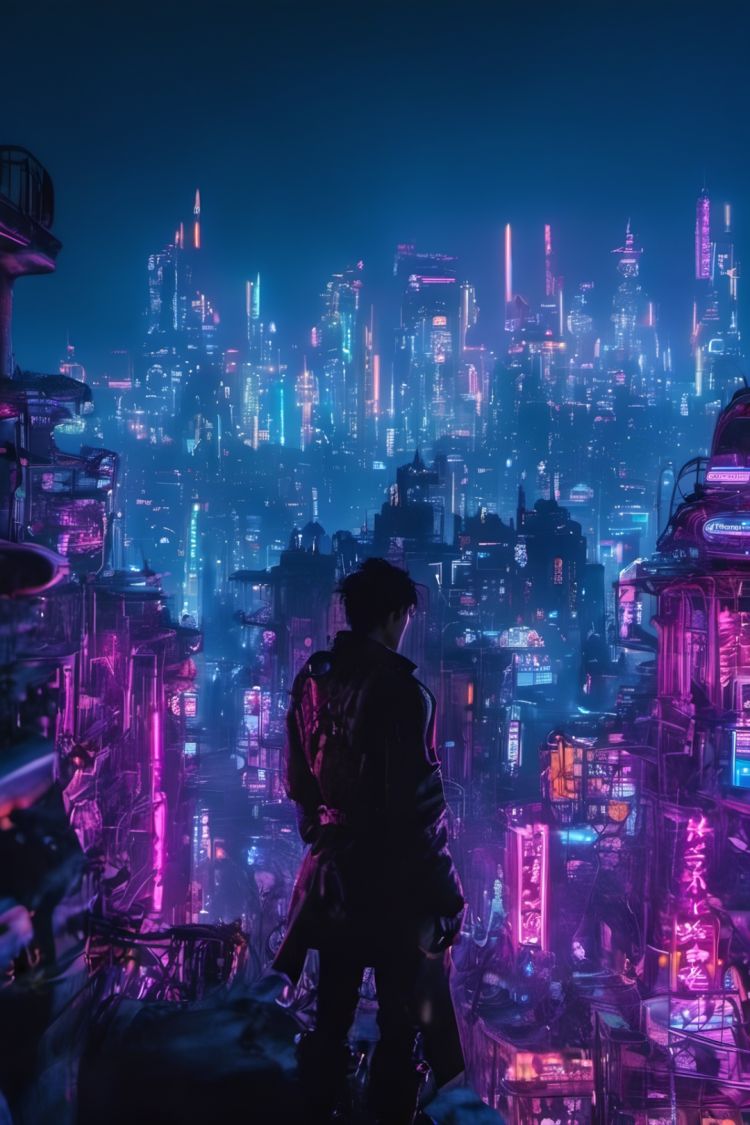 基础模型XL Cyberpunk night city by NukeA.I on Tensor.Art