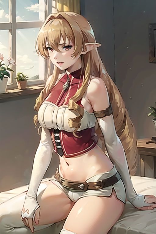Elinalise_aiwaifu,  blonde hair,  long hair on Tensor.Art