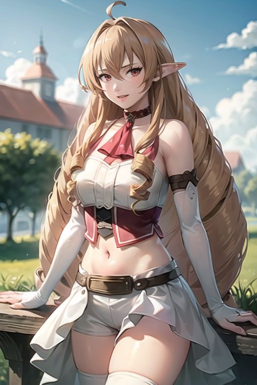 Elinalise_aiwaifu,  blonde hair,  long hair on Tensor.Art
