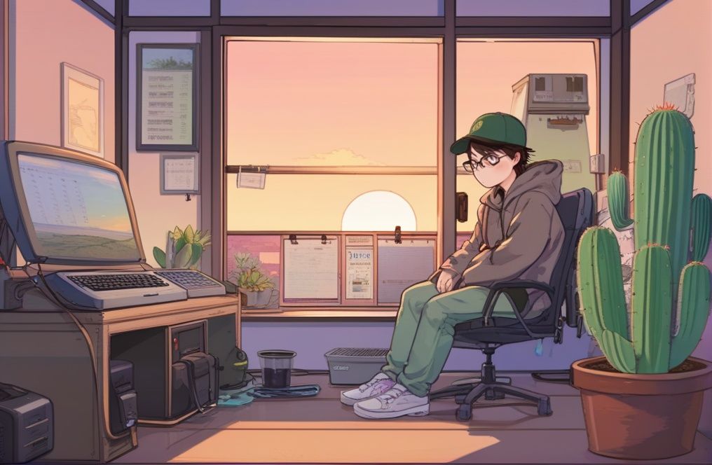 lofi anime,  lofi,  1boy on Tensor.Art
