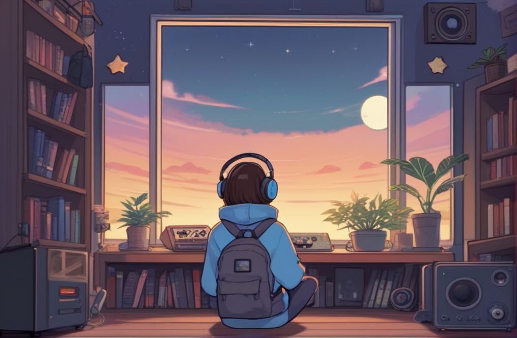 lofi,  1girl,  backpack on Tensor.Art
