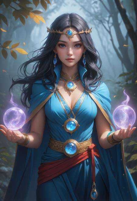 Female Mystic on Tensor.Art