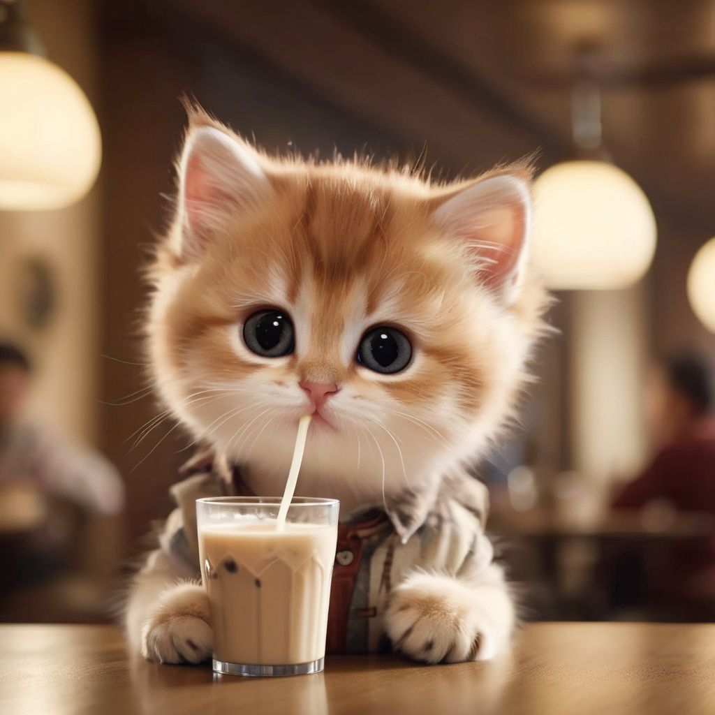cinematic film still a photo of a [cute kitten-boy hybrid|kitten-man hybrid]  is drinking milk tea,8k,best quality,masterpiece,ultra-fine painting,ultra-fine painting,extreme detail description,<lora:tangStyle_sdxl_autodl_v11:0.3>,<lora:jinjianceng-000005:0.5>,Bokeh,cool lighting,(fashion clothes:1.7),young style clothing,(cat in clothes:1.5),upscale restaurants,elegant environment, . shallow depth of field, vignette, highly detailed, high budget, bokeh, cinemascope, moody, epic, gorgeous, film grain, grainy