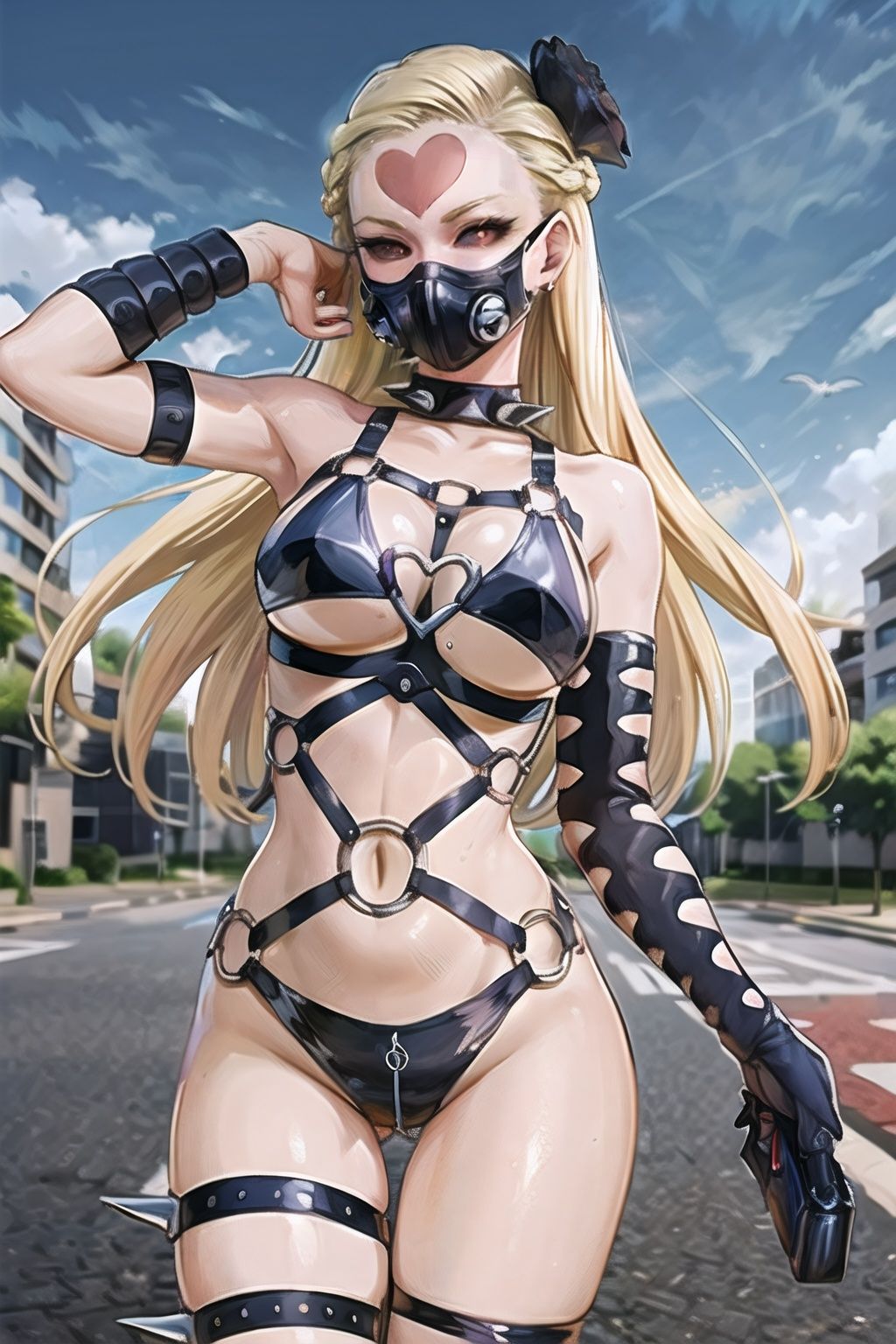 kaijin_hime_do-s_aiwaifu,  mask,  white_skin on Tensor.Art