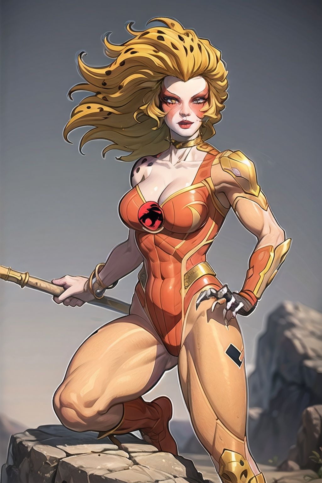 cheetara_armor_aiwaifu,  aiwaifu,  choker on Tensor.Art