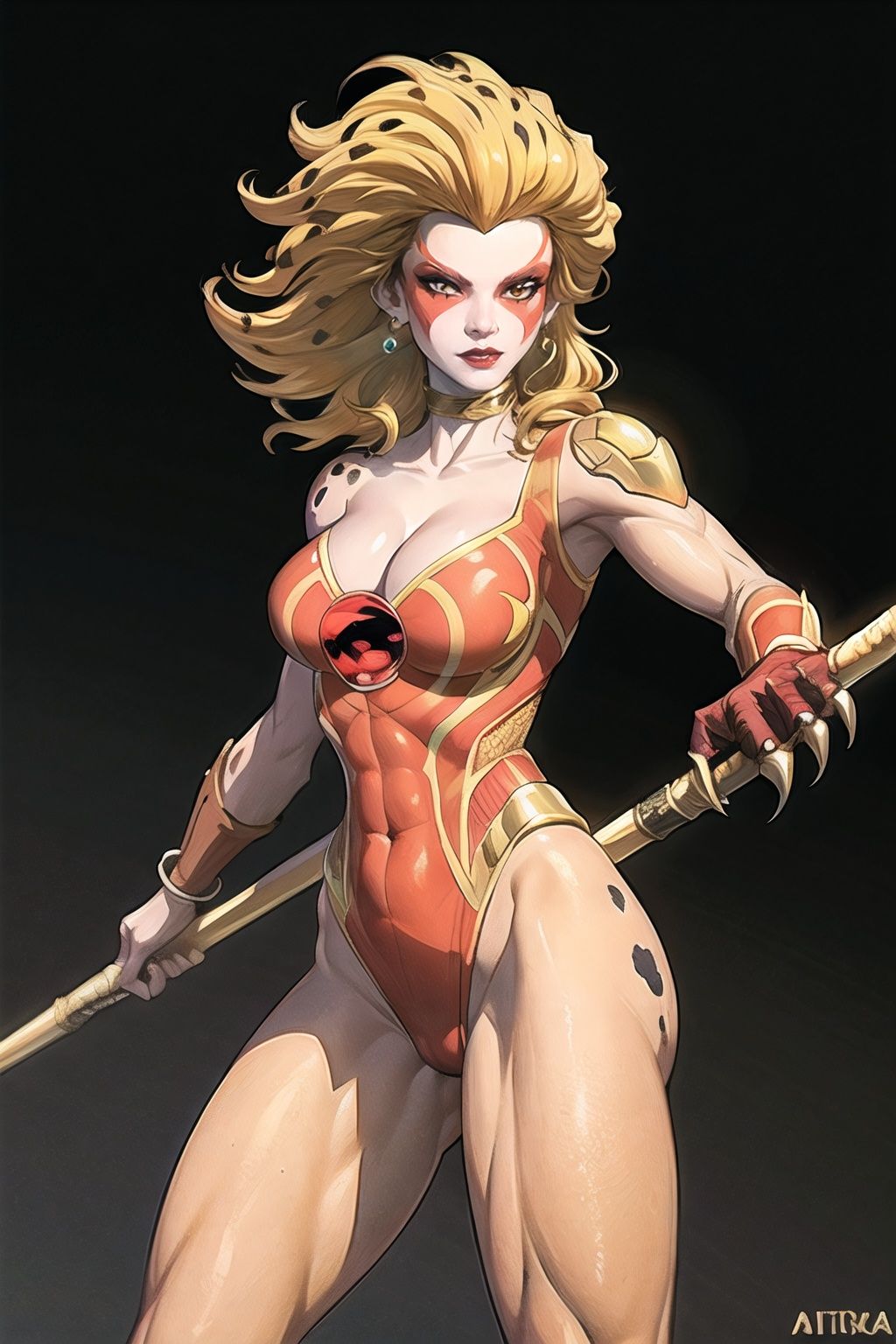 cheetara_armor_aiwaifu,  aiwaifu,  choker on Tensor.Art
