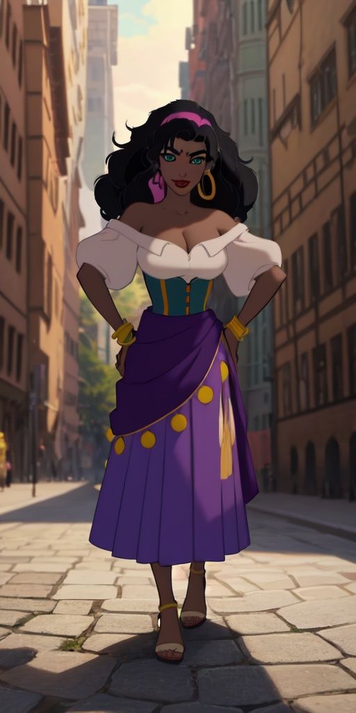 Esmeralda_aiwaifu,  aiwaifu,  curly hair on Tensor.Art