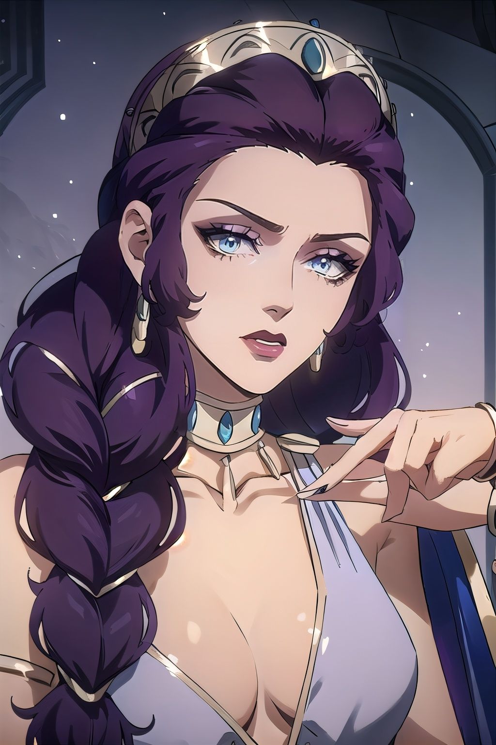 Hera_bloodofzeus_aiwaifu,  aiwaifu,  long_hair on Tensor.Art
