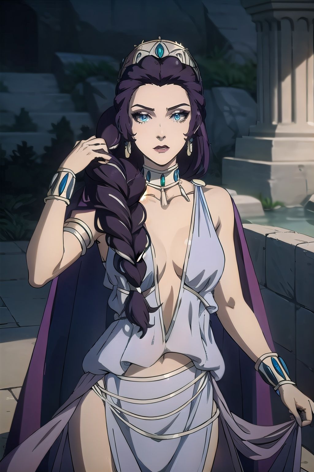 Hera_bloodofzeus_aiwaifu,  aiwaifu,  long_hair on Tensor.Art