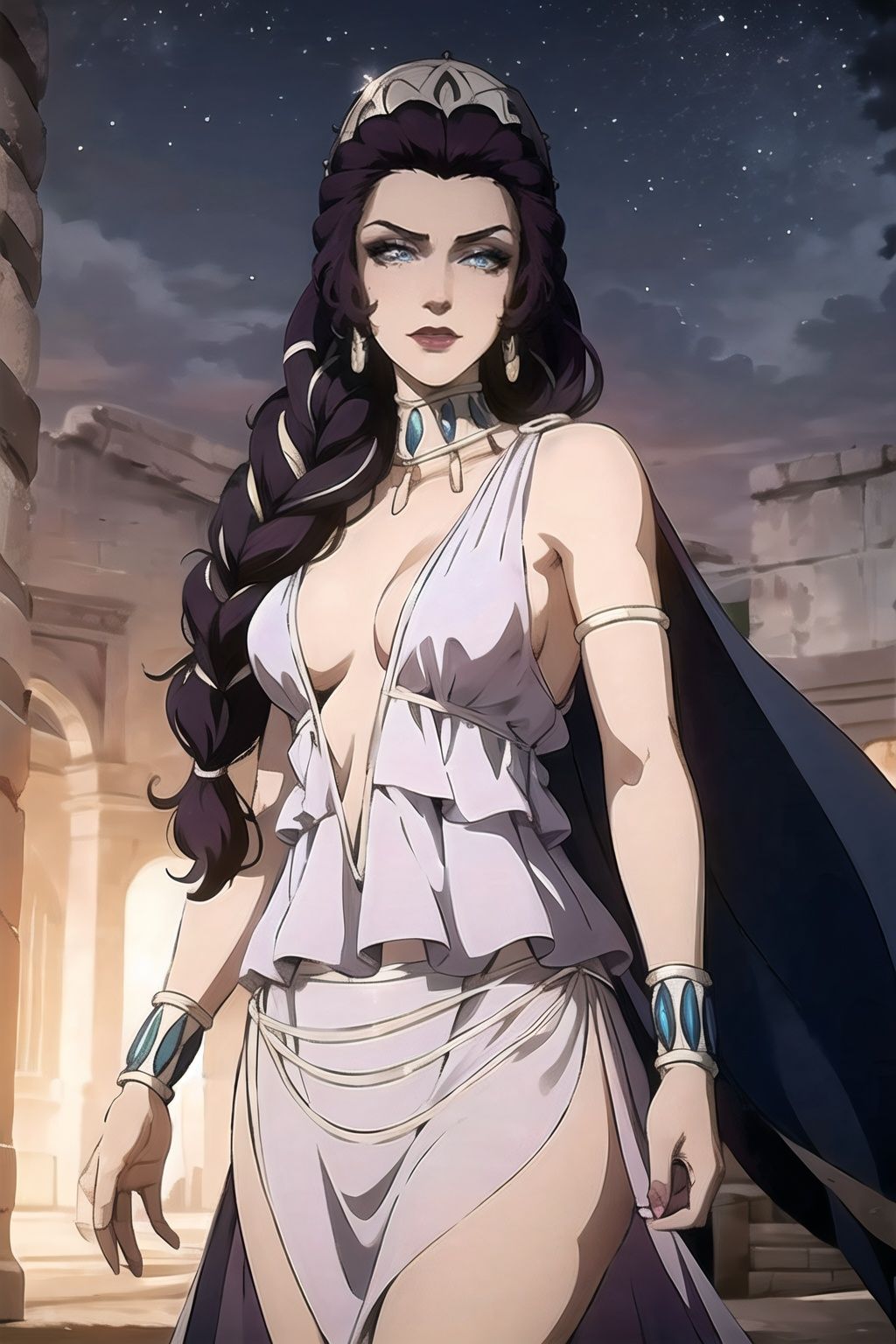 Hera_bloodofzeus_aiwaifu,  aiwaifu,  long_hair on Tensor.Art