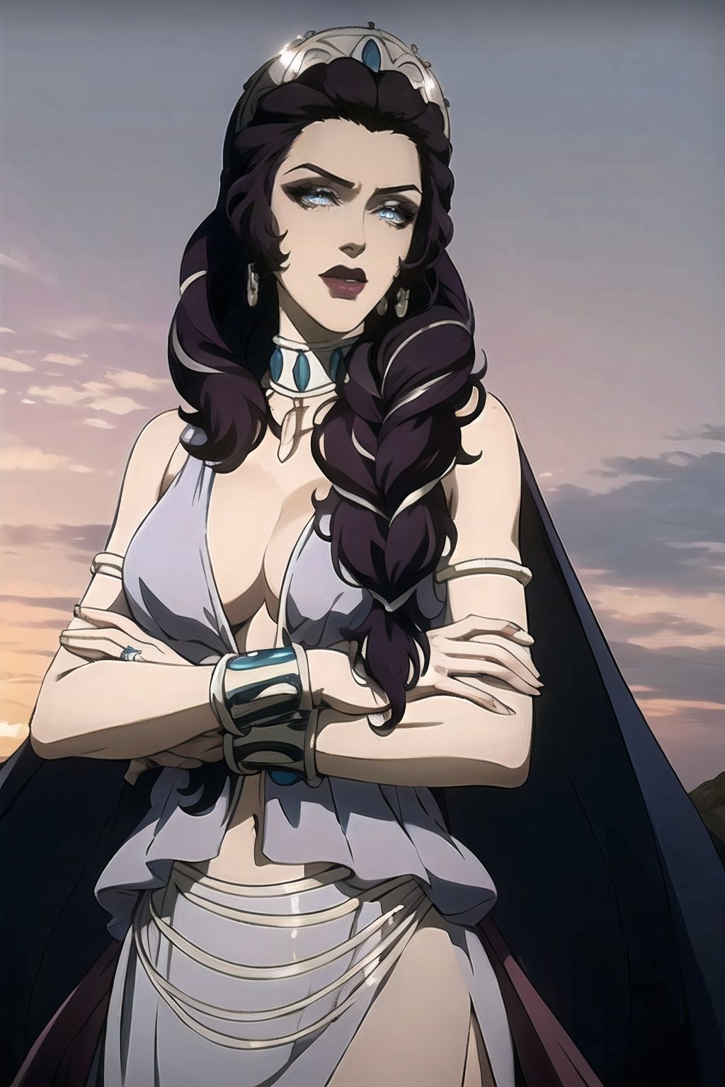 Hera_bloodofzeus_aiwaifu,  aiwaifu,  long_hair on Tensor.Art