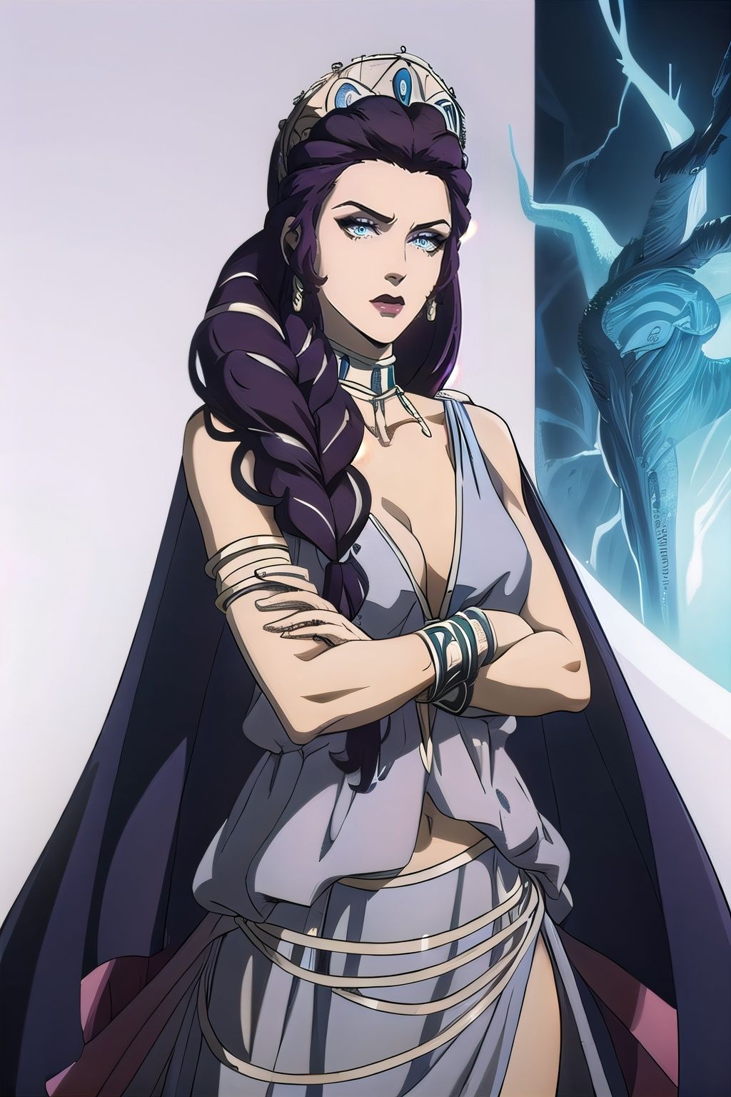 Hera_bloodofzeus_aiwaifu,  aiwaifu,  long_hair on Tensor.Art