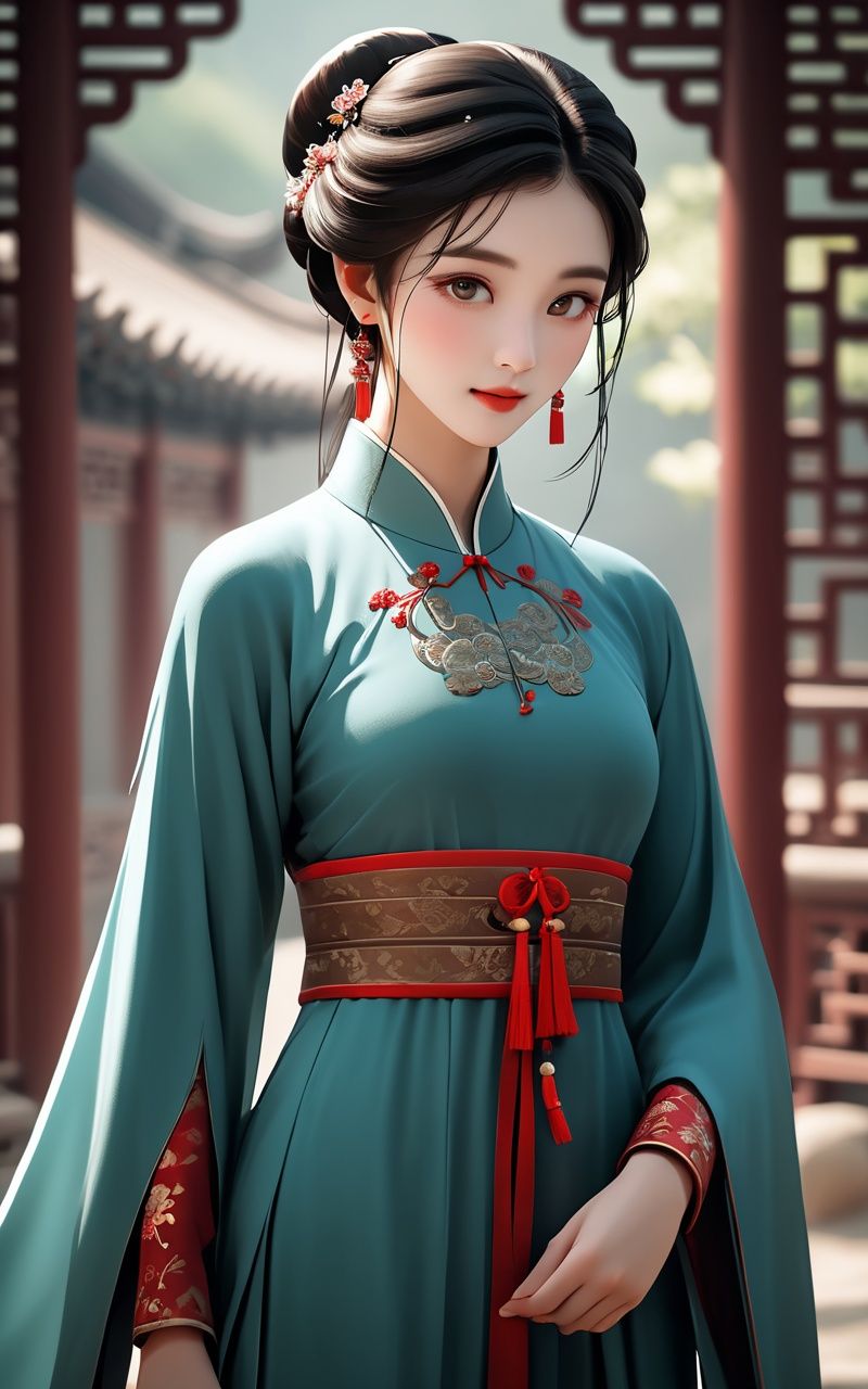 cinematic film still chinese girl,chinese clothes, song Dynasty  ,cinematic photo 1girl, a girl in a long dress. F/8 photograph, film, bokeh, professional, 4k, highly detailed,art by wlop . shallow depth of field, vignette, highly detailed, high budget, bokeh, cinemascope, moody, epic, gorgeous, film grain, grainy