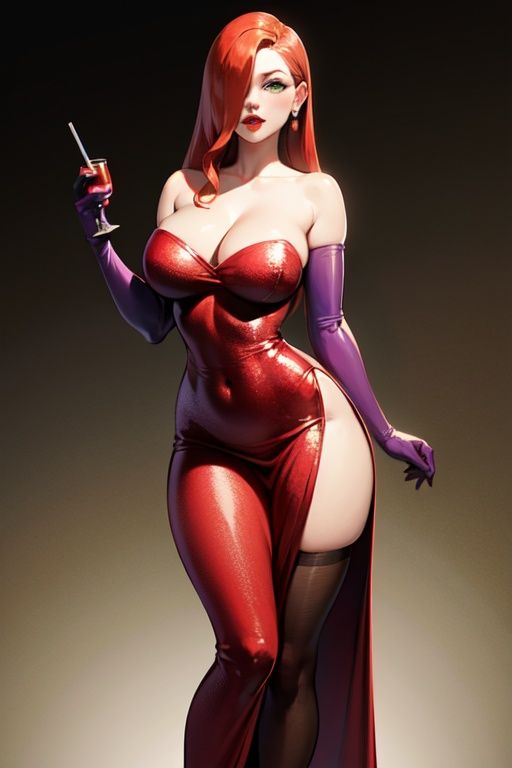 symbolism,  CARTOON_jessica_rabbit_aiwaifu,  aiwaifu on Tensor.Art