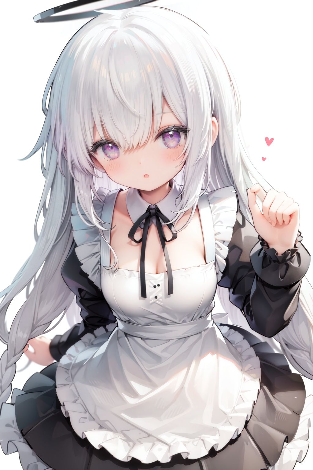 1girl,  solo,  apron on Tensor.Art