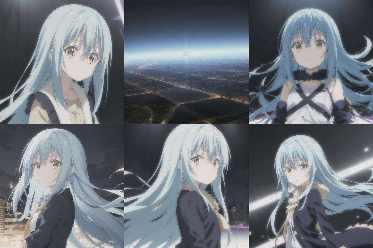 Rimuru Tempest,  vivid colors,  unreal lights on Tensor.Art
