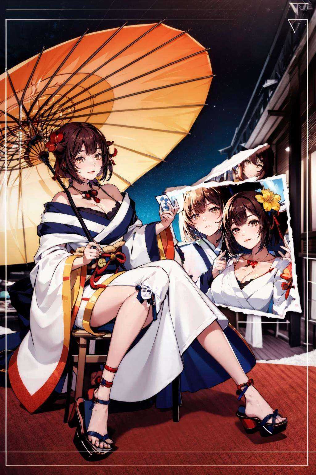 BgAnime,  multiple girls,  BREAK long_hair on Tensor.Art