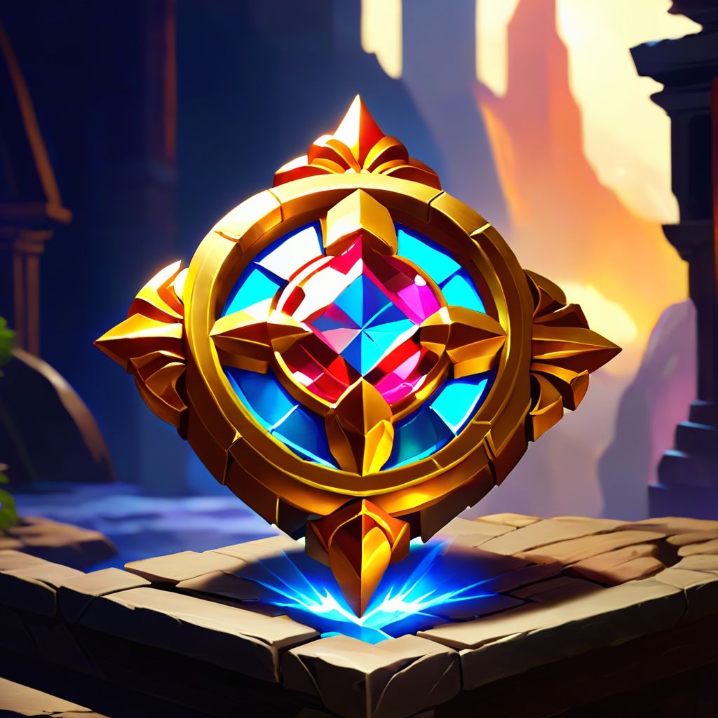 Game props. A big, beautifully crafted jewel.<lora:sdxl_daojuV2:0.8>