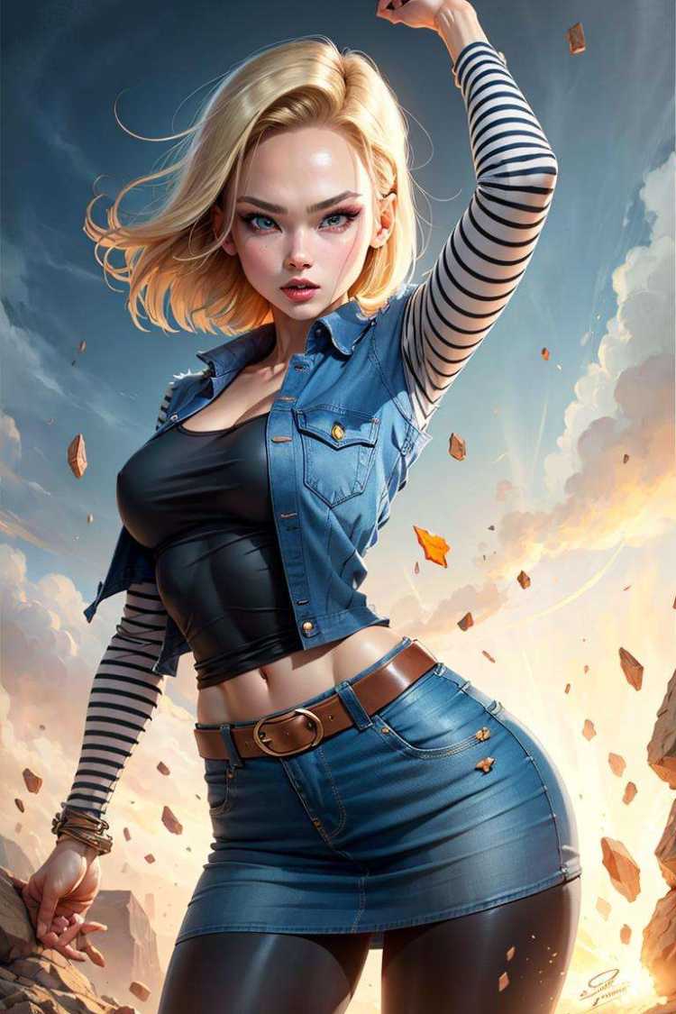 Android 18 (Dragon Ball) by Citron Legacy on Tensor.Art