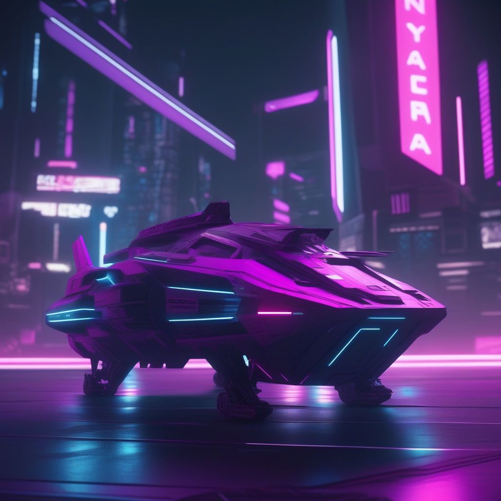 neonpunk style  <lora:未来星际战车:0.75>aegis, anvil, crusader, drake, origin, style . cyberpunk, vaporwave, neon, vibes, vibrant, stunningly beautiful, crisp, detailed, sleek, ultramodern, magenta highlights, dark purple shadows, high contrast, cinematic, ultra detailed, intricate, professional