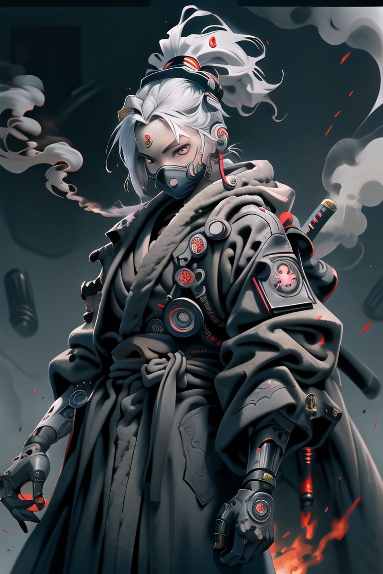 robort,  female cyborg wearing ,  cape on Tensor.Art