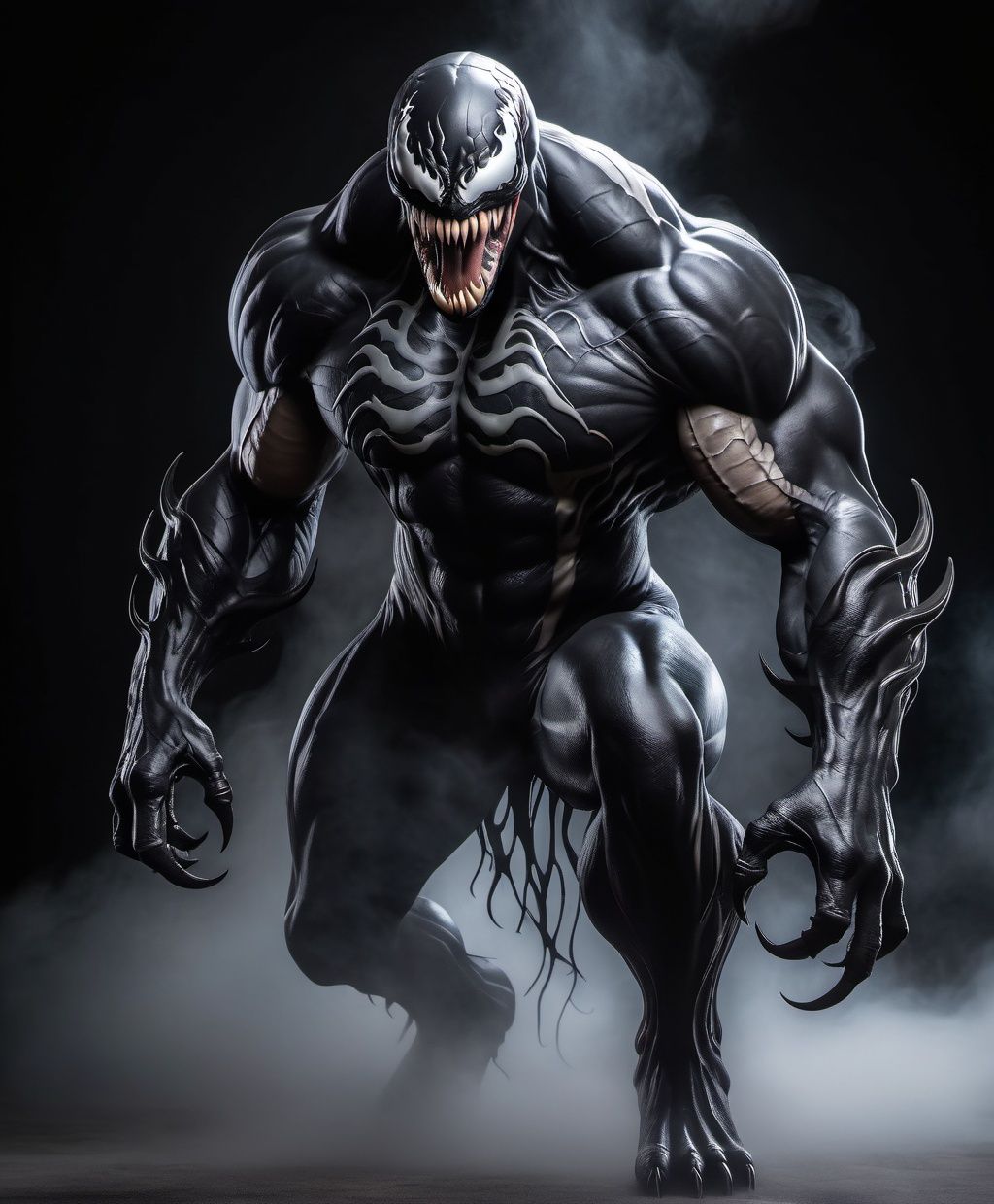 a full view image of the guardian of the underworld,  venom,  very very scary on Tensor.Art